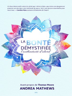 cover image of La bonté démystifiée